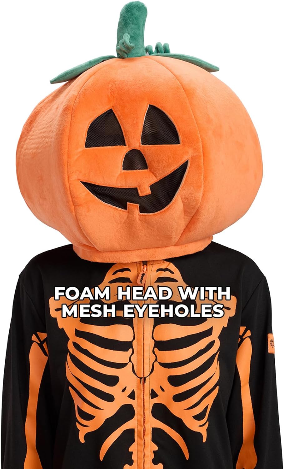 Tipsy Elves Halloween Skeleton Costume for Women - Comfy Easy Adult Onesie Jumpsuit - Front and Back Print with Zip Up Mask